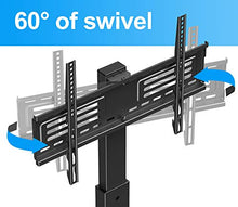 Carica l'immagine nel visualizzatore di Gallery, FITUEYES Girevole Supporto al Pavimento con Staffa per 32“ - 65” / 1 ripiano - Ilgrandebazar
