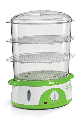 Ariete 911 Healty Steam Vaporiera Elettrica con Timer 60’, 3 Cestelli,... - Ilgrandebazar