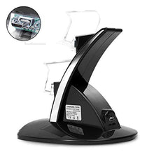 Carica l'immagine nel visualizzatore di Gallery, KONKY Ricarica Controller PS4 Caricatore , Dual USB Charging Station per PS4...