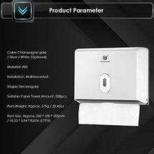 Carica l&#39;immagine nel visualizzatore di Gallery, Anself CHUANGDIAN Distributore Carta Asciugamani Parete Bagno White - Ilgrandebazar