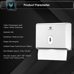 Anself CHUANGDIAN Distributore Carta Asciugamani Parete Bagno White - Ilgrandebazar