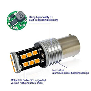 BA15S P21W Lampadine Luci Led RETROMARCIA Auto CANBUS 6000K Bianco Ghiaccio...
