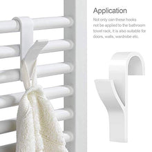 Carica l&#39;immagine nel visualizzatore di Gallery, Huker Ganci per Termoarredo Bagno 6 Pezzi di Appendini e 6...