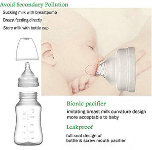 Tiralatte manuale in silicone per allattamento, 150 ml, con manico singolo,... - Ilgrandebazar
