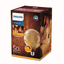 Carica l&#39;immagine nel visualizzatore di Gallery, Philips Lighting E27 Lampadina Globo Vintage LED Dimmerabile 8W, 630 Lumen,... - Ilgrandebazar