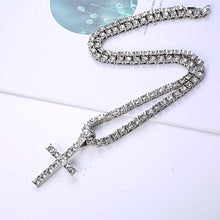 Carica l&#39;immagine nel visualizzatore di Gallery, Milacolato Iced out Pendente a Catena per Uomo Placcato in Platino 18K... - Ilgrandebazar