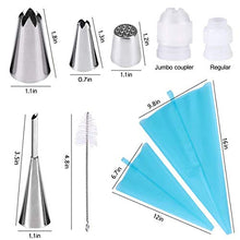 Carica l'immagine nel visualizzatore di Gallery, Decorazione Torta, Gyvazla 32 Pieces with 20 Punte in Acciaio Inox, 5 Grande...