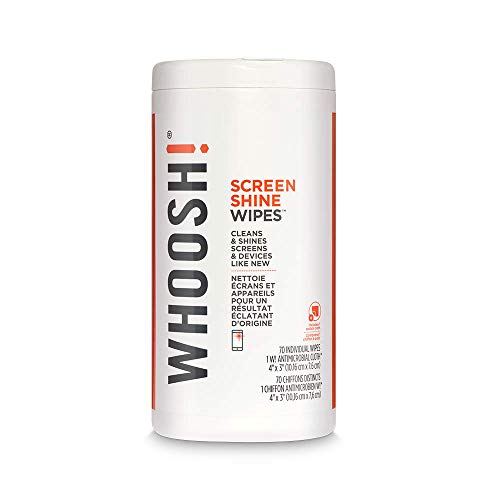 Whoosh! Screen Shine - Salviette Antimicrobiche Monouso, Adatte per Ogni...
