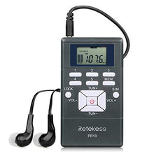 Carica l&#39;immagine nel visualizzatore di Gallery, Retekess PR13 Radio FM Portatile Mini Stereo per Conferenza Simultanea...