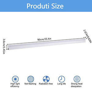 Plafoniera Sottopensile led, Bellanny 14W Tubo Fluorescente a 90cm, 1 Pezzo