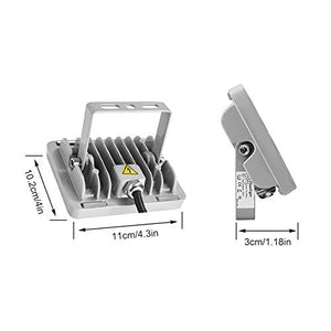 Faretto a LED per esterno Sararoom 10W Illuminazione a 10w, Bianco Caldo - Ilgrandebazar
