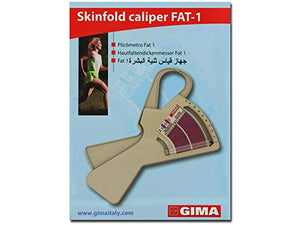 Plicometro GIMA Fat-1, analisi grasso corporeo, certificato CE - Ilgrandebazar