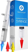 Carica l&#39;immagine nel visualizzatore di Gallery, Medi Grade Kit Siringa Pulisci Orecchie – per Tappi con 3...