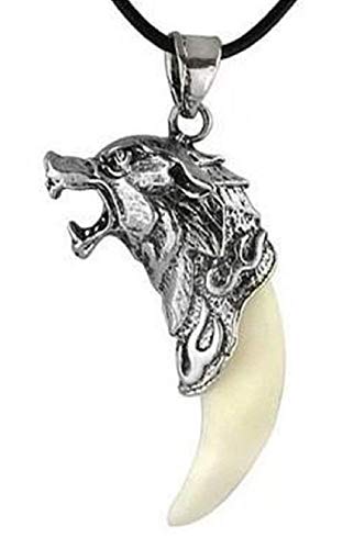 Inception Pro Infinite Collana con Pendente Dente di Lupo Idea Regalo - Ilgrandebazar