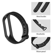 Carica l&#39;immagine nel visualizzatore di Gallery, Hianjoo Cinturino Compatibile per Xiaomi Mi Band Blu Navy, Grigio, Nero - Ilgrandebazar
