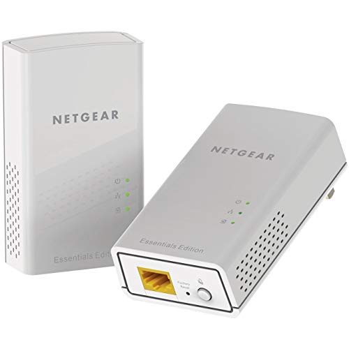 Netgear PL1000-100PES Adattatori, 1 Porta Gigabit, Bianco, 2 Pezzi 1000 Mbps