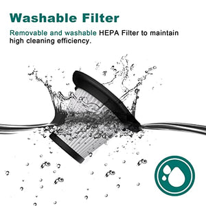 TEMOLA Aspirapolvere per Auto Ricaricabile con Filtro HEPA, Portatili Accessori Auto Aspirabriciole Senza Fili Piccolo, Aspiratore Macchina degli Interni Auto, Mini Aspirapolvere Potente