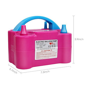 Amzdeal® Pompa a palloncino gonfiabile è un buon assistente festa Rosso 600w - Ilgrandebazar