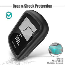Carica l'immagine nel visualizzatore di Gallery, TUSITA Custodia per Garmin Edge 130 - Cover protettiva in silicone NERO