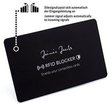 Carica l'immagine nel visualizzatore di Gallery, Protezione RFID per carte di credito JAIMIE JACOBS (blocco Nero E Bianco - Ilgrandebazar