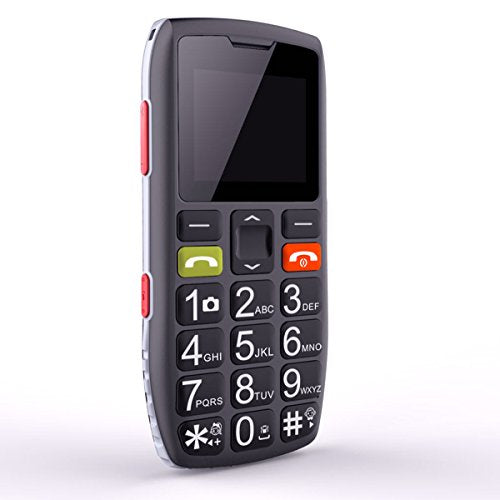 Telefono GSM per persone anziane, ARTFONE C1 Senior, telefono dual C1, Nero - Ilgrandebazar