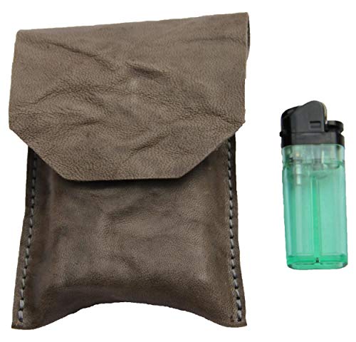Astuccio porta sigarette custodia in vera pelle pregiata e riciclata effetto... - Ilgrandebazar