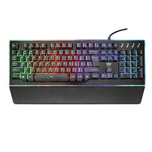Carica l'immagine nel visualizzatore di Gallery, Trust GXT 860 Thura Tastiera Gaming Semi-meccanica LED, Piastra Superiore in...