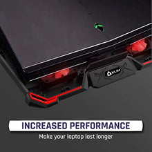 Carica l&#39;immagine nel visualizzatore di Gallery, KLIM™ Cyclone - Base di Raffreddamento PC Portatile + Laptop Stand con Rosso