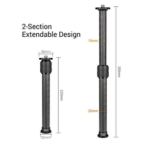Andoer Tubo Fibra di carbonio prolunga Colonne centrali Max. Caricare 5 kg