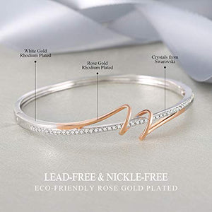 SNZM Bracciale Oro Rosa per Donna Bracciali Regolabili con Cristalli... - Ilgrandebazar