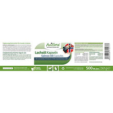 Carica l&#39;immagine nel visualizzatore di Gallery, AniForte Omega-3 Capsule di Olio Salmone per Cani e Gatti 500 -...
