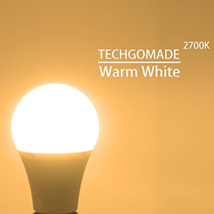 4X 23W E27 LED Lampadine, lampadine Techgomade A65, 200W Bianco Caldo 2700k - Ilgrandebazar
