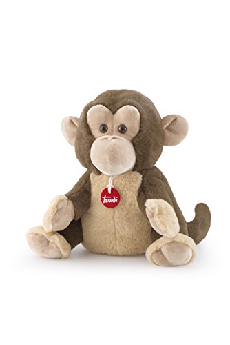 Trudi- Scimmia Puppet Peluche Scalda Sogni, Colore Marrone, 26 cm, Marrone - Ilgrandebazar