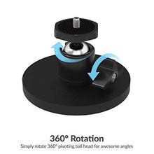 Carica l&#39;immagine nel visualizzatore di Gallery, Sabrent Rubber-Coated Magnetic Mount for Action Cam/Cameras and Small DSLR...