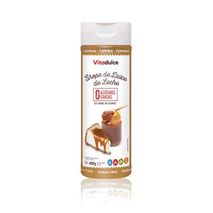 Sciroppo al dulce de leche senza zucchero, Topping 400 g (Confezione da 1)