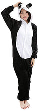 Carica l&#39;immagine nel visualizzatore di Gallery, Mescara Pigiama Panda Cosplay Intero Unisex XL per alto 178-188 cm, Nero - Ilgrandebazar