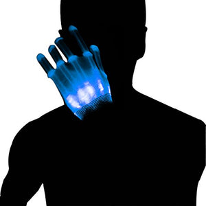 Dsaren Guanti LED, Fluorescenti Colorati Dito Giocattoli per Blu - Ilgrandebazar