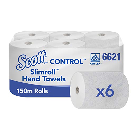 Scott 6621 Control Slimroll Asciugamani in Rotolo a 1 Velo, 6 Rotoli x 150... - Ilgrandebazar