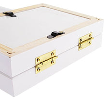 Carica l&#39;immagine nel visualizzatore di Gallery, FLOWOW Bianco Impronta Bambino neonato cornice piedi mani White+White