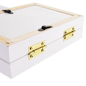 FLOWOW Bianco Impronta Bambino neonato cornice piedi mani White+White