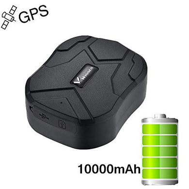 Dispositivo di tracciamento GPS per auto - impermeabile con magnete +  batteria extra grande 10000 mAh + monitoraggio vocale
