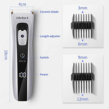 Carica l&#39;immagine nel visualizzatore di Gallery, Tagliacapelli Uomo Professionale Macchinetta Per Capelli Regolabarba Uomo... - Ilgrandebazar