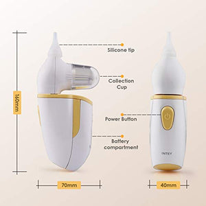 INTEY Aspiratore Nasale Neonato - Protezione Antiriflusso, 2 Punta di... - Ilgrandebazar
