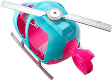 Carica l&#39;immagine nel visualizzatore di Gallery, Barbie FWY29 l&#39;Elicottero per Bambole, Rosa e Azzurro con Elica che Gira,... - Ilgrandebazar