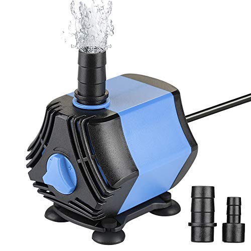 Zacro Mini Pompa Acqua Sommergibi, dell'Acqua dell'acquario 10W 650L /...