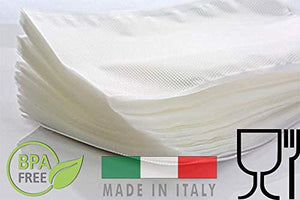 Palucart Buste sottovuoto alimenti sacchetti goffrati 105 micron 25x35 - Ilgrandebazar