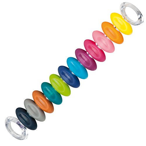 Tescoma 695454 Uno Vino Anelli Segna Calici, 12 Colori - Ilgrandebazar