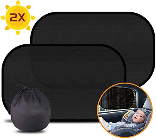 Fesoar Tendine Parasole Auto Per Bambini Con Protezione UV Certificata (Set...