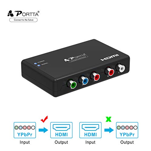 RGB a HDMI Convertitore, Portta YPbPr Component + R L a / Converter