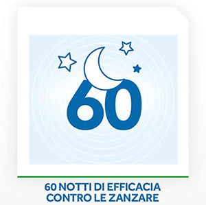Raid Liquido Elettrico Antizanzare Tigre e Comuni Pacco Promo, Contiene 2 Diffusori e 2 Ricariche, 60 Notti, Inodore